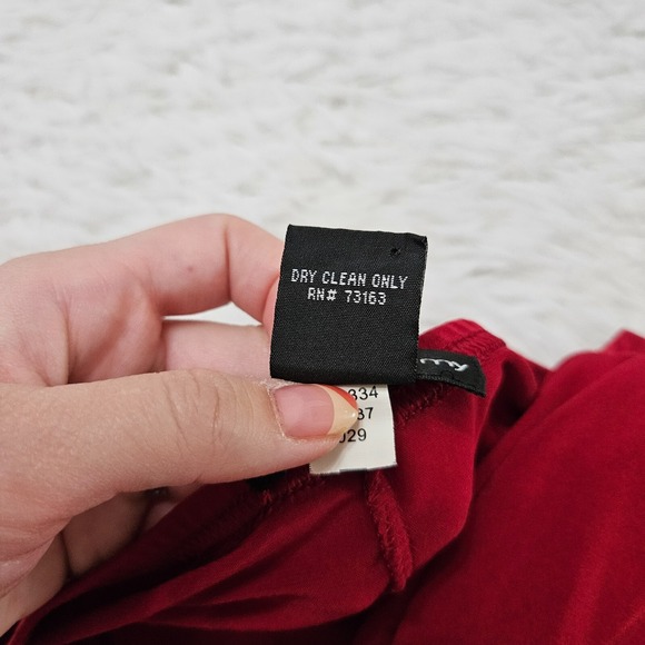 Spenser Jeremy Sz 10 Red Beaded Neckline Halter Y2k Babydoll Preppy Mini Dress - Picture 9 of 9